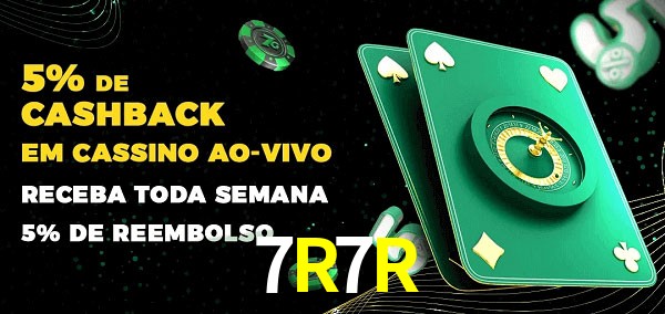 Promoções do cassino ao Vivo 7R7R